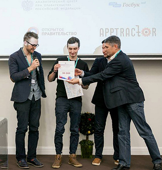 Sergey Ustinov won best social tool prize
