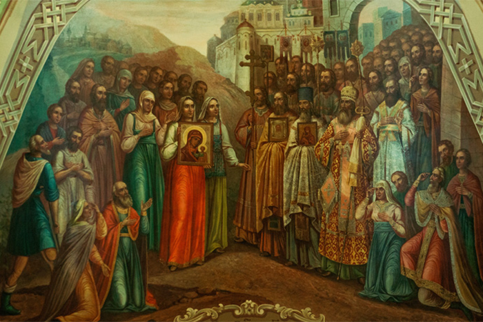 Фреска Казанского Богородицкого монастыря