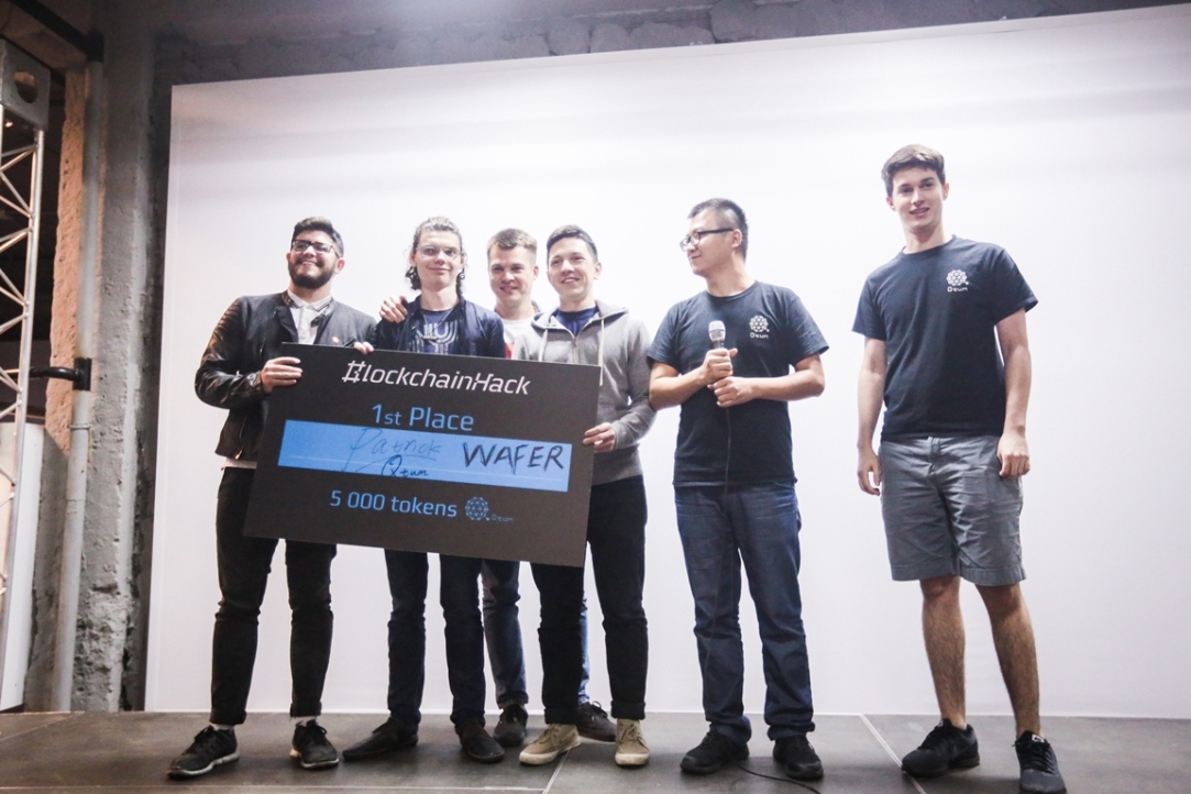 Illustration for news: Students from HSE Computer Science Faculty Win BlockchainHack Hackathon