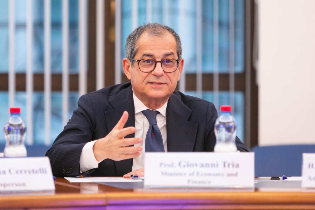 Giovanni Tria, Minister of Economy and Finance of Italy
