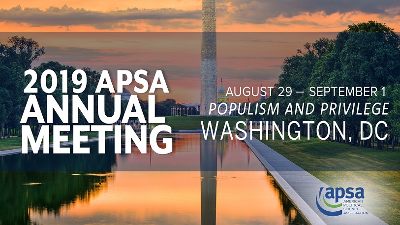115th American Political Science Association’s Annual Meeting & Exhibition
