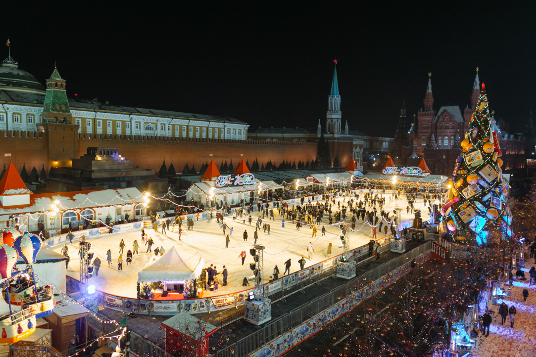 GUM Skating Rink on Red Square