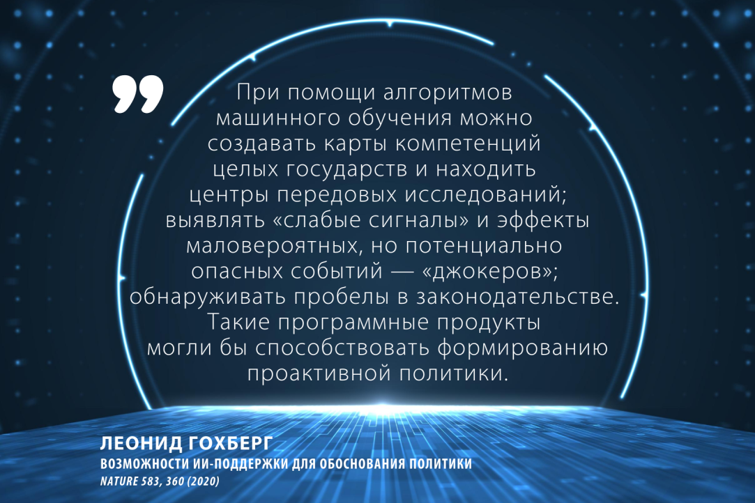 Леонид Гохберг рассказал на страницах Nature о возможностях ИИ-поддержки для обоснования политики