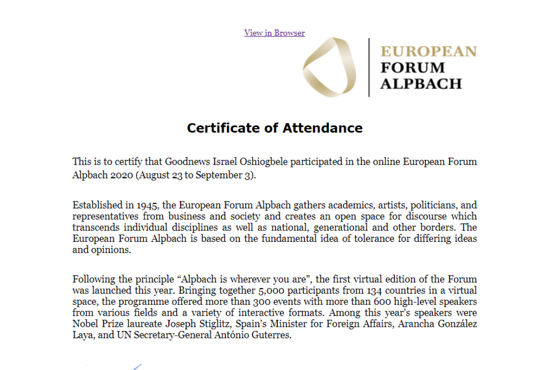 Illustration for news: European Forum Alpbach 2020