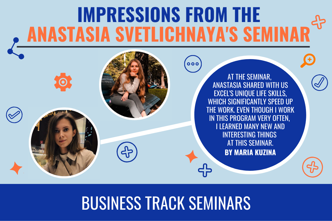 Excel business lifehacks - JTI analyst at the business seminar MASNA
