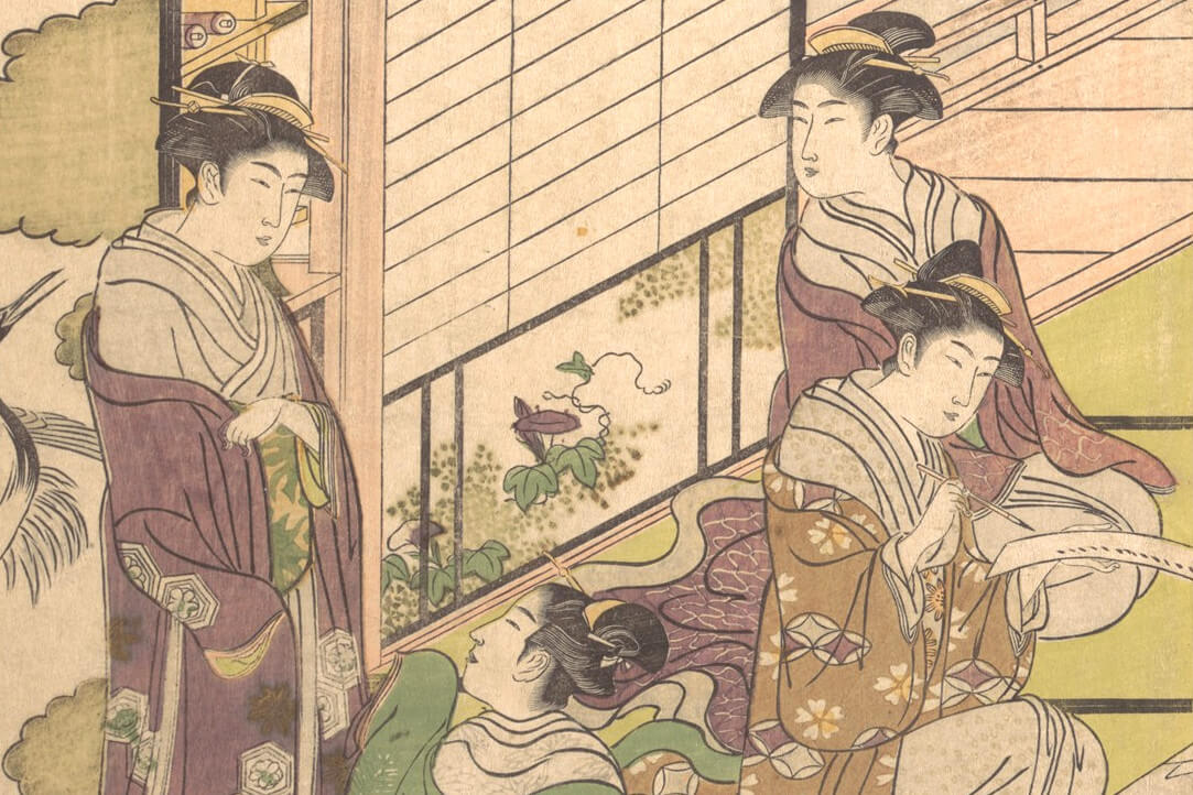 Иллюстрация к новости: Лекция Елены Дьяконовой о трех жанрах японской поэзии (видео)