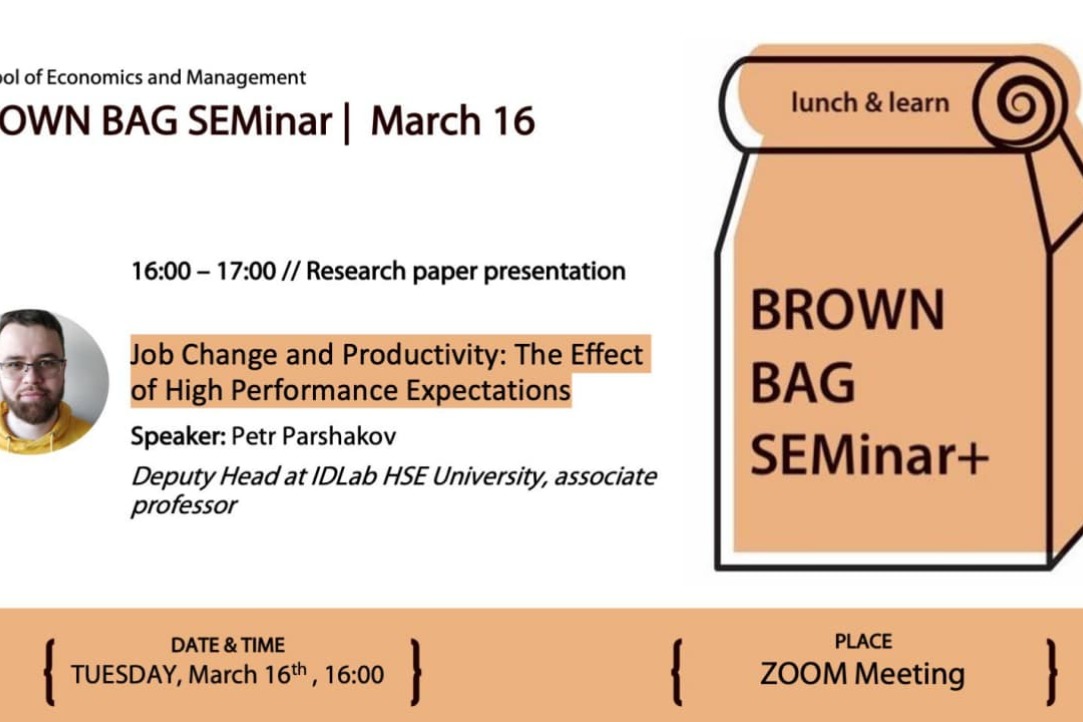 Brown Bag SEMinar of IDLab and St.Petersburg School of Economics and Management