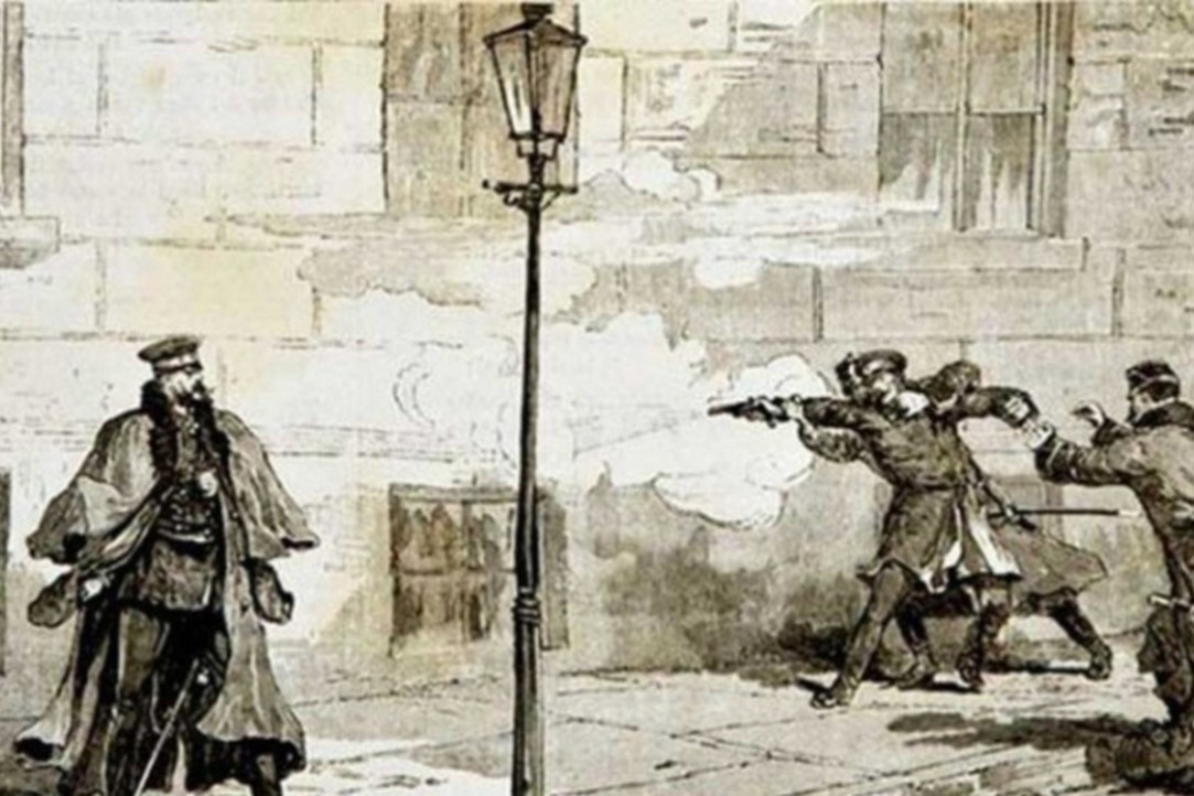 Покушение А.Соловьева на Александра Второго на Дворцовой площади, 1879