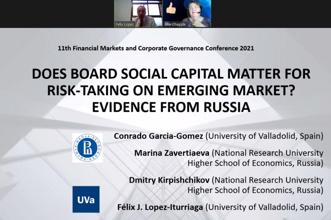 Presentation at the 11th Financial Markets and Corporate Governance Conference