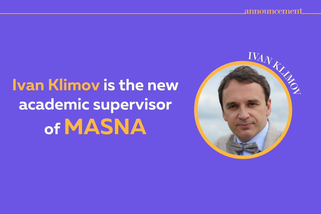Ivan Klimov is the new academic supervisor of MASNA