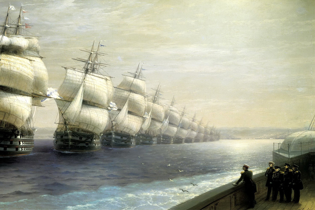 «Смотр Черноморского флота в 1849 году»