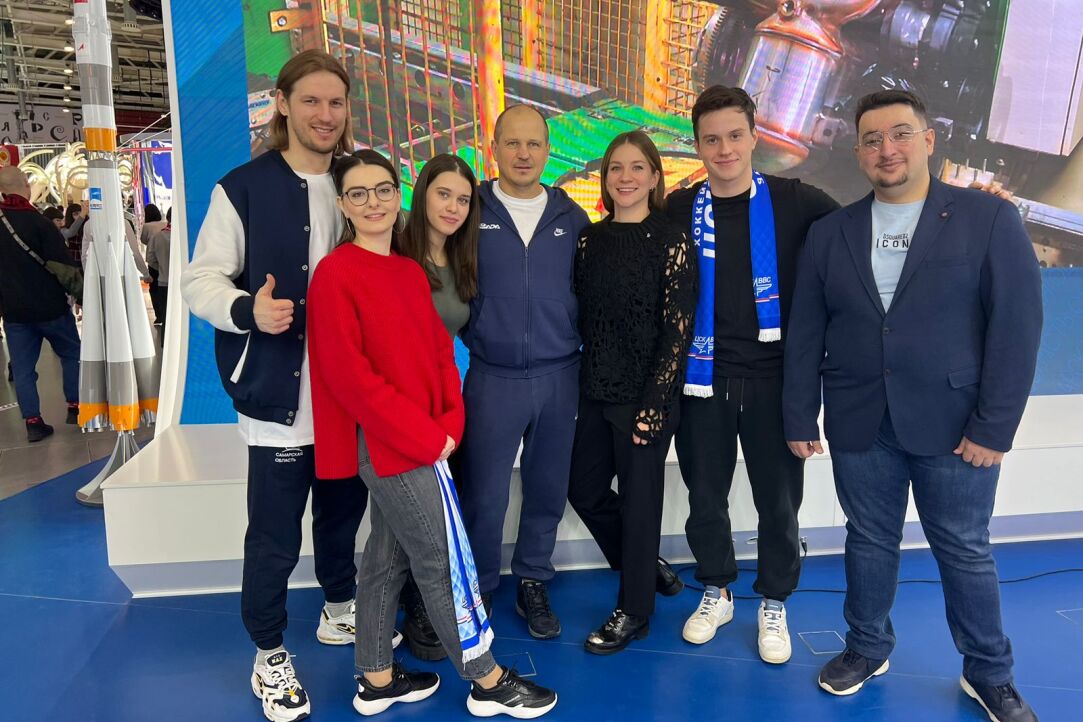 Студенты программы посетили Форум Россия в день Самарского хоккея